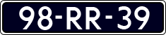 License plate of the Netherlands, Cars