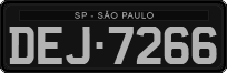 License plate of Brazil, Oldtimers (1990)