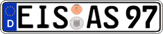 German license plate, Regular plates