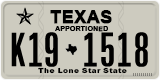 Texas, Apportioned vehicles (2012) (A12-3456)