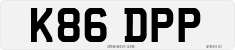 License plate of the United Kingdom, 1983 year system