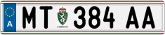 License plate of Austria, Regular plates