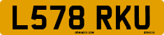 License plate of the United Kingdom, 1983 year system