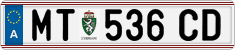 License plate of Austria, Regular plates