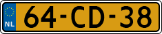 License plate of the Netherlands, Diplomatic