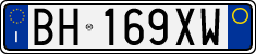 License plate of Italy, Cars (1994 year series)