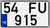 License plate of Turkey, Regular plates