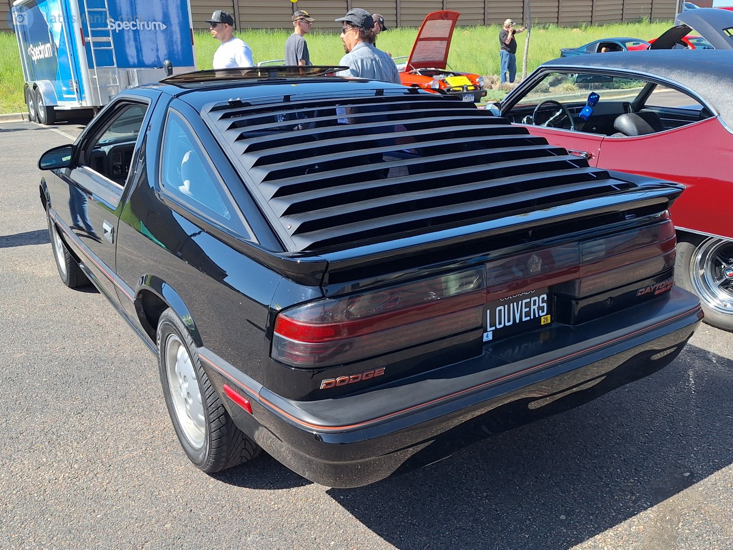 LOUVERS, Dodge Daytona 1st gen (24; G-body), 1st facelift, 1986–1991