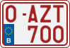 License plate of Belgium, Regular plates (2010)