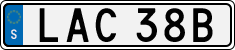 License plate of Sweden, Regular plates