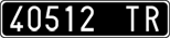 License plate of Italy, Cars (1927 year series)