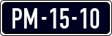 License plate of the Netherlands, Imported oldtimers (cars)