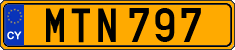 License plate of Cyprus, Regular plates