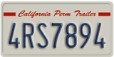 California, Trailers (1AB2345)