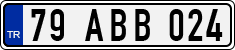 License plate of Turkey, Regular plates