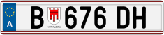 License plate of Austria, Regular plates