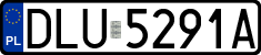License plates of Poland, Regular car plates