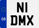 License plate of the United Kingdom, 1983 year system