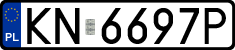 License plates of Poland, Regular car plates