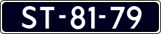 License plate of the Netherlands, Cars