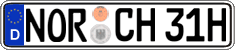 German license plate, Plates for oldtimers (type 