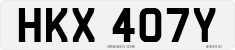 License plate of the United Kingdom, 1963 year system