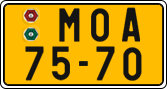 License plate of the Czech Republic, Commercial vehicles (1960)
