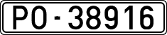 License plates of Spain, 1900 year series