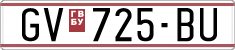 License plate of North Macedonia, Regular plates (1993)
