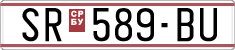 License plate of North Macedonia, Regular plates (1993)