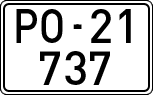 License plates of Spain, 1900 year series