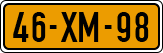 License plate of the Netherlands, Cars