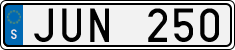 License plate of Sweden, Regular plates