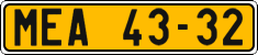 License plate of the Czech Republic, Commercial vehicles (1960)
