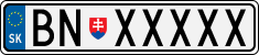 License plate of Slovakia, Vanity Plates