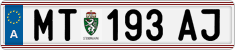 License plate of Austria, Regular plates