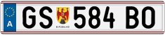 License plate of Austria, Regular plates