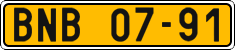License plate of the Czech Republic, Commercial vehicles (1960)