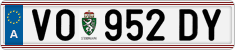 License plate of Austria, Regular plates
