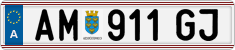 License plate of Austria, Regular plates