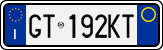 License plate of Italy, Cars (1994 year series)