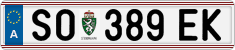 License plate of Austria, Regular plates