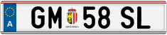 License plate of Austria, Regular plates