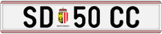 License plate of Austria, Regular plates