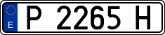 License plates of Spain, 1971 year series