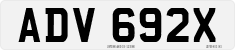 License plate of the United Kingdom, 1963 year system