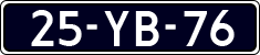 License plate of the Netherlands, Imported oldtimers (cars)