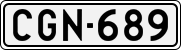 License plate of Finland, Cars