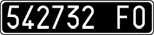 License plate of Italy, Cars (1927 year series)