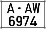 License plates of Spain, 1971 year series